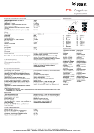 Kızak Dümen Yükleyiciler Bobcat S770