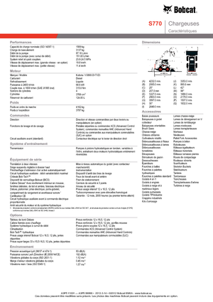 Kızak Dümen Yükleyiciler Bobcat S770
