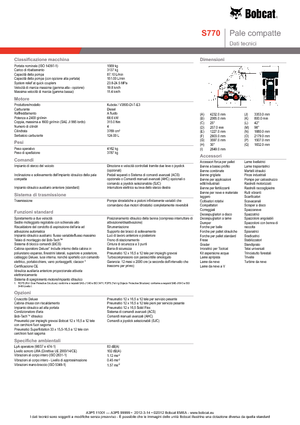 Kızak Dümen Yükleyiciler Bobcat S770