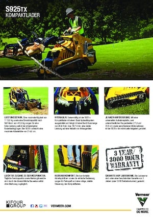 Skid Steer Loaders Vermeer S925TX