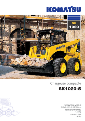 Kızak Dümen Yükleyiciler Komatsu SK1020-5 turbo