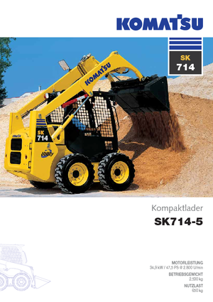 Skid Steer Loaders Komatsu SK714-5 Super Flow