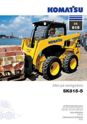 Skid Steer Loaders Komatsu SK815-5 Super Flow