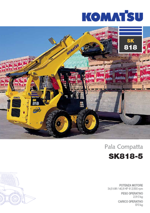 Skid Steer Loaders Komatsu SK818-5E0