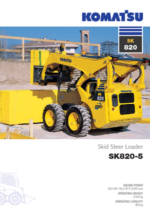 Skid Steer Loaders Komatsu SK820-5