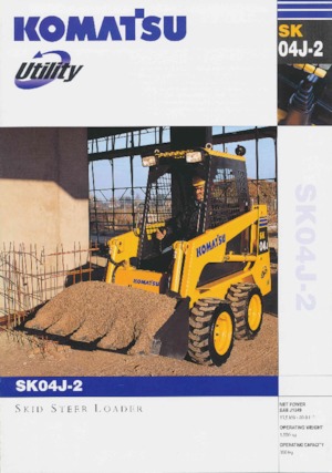 Skid Steer Loaders Komatsu SK04J-2