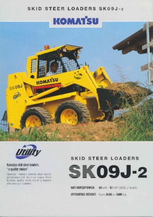 Skid Steer Loaders Komatsu SK09J-2