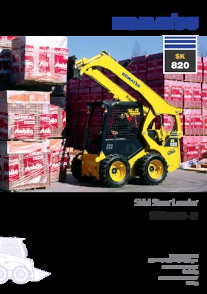 Skid Steer Loaders Komatsu SK820-5