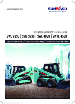 Skid Steer Loaders Sunward SWL3230 