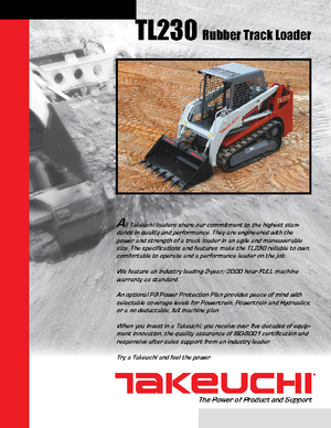 Skid Steer Loaders Takeuchi TL 230
