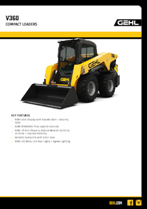 Skid Steer Loaders Gehl V360