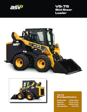 Kızak Dümen Yükleyiciler ASV VS 75