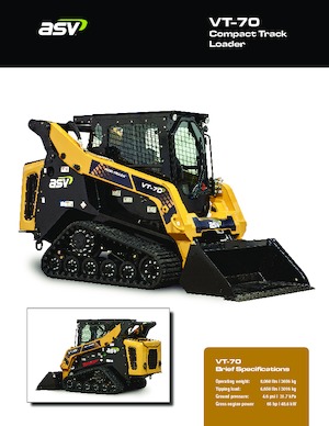 Skid Steer Loaders ASV VT 70