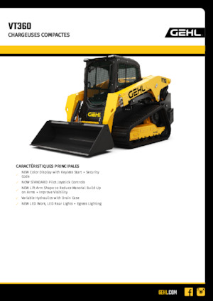 Skid Steer Loaders Gehl VT360