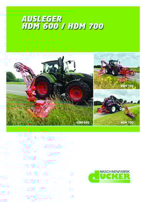 Çim biçme makineleri Dücker HDM 600  VMS 1200