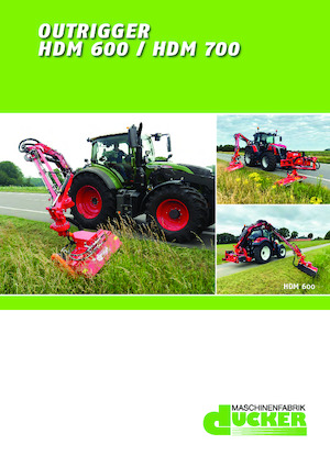 Çim biçme makineleri Dücker HDM 600  VMS 1200