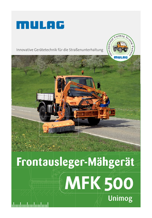 Slope Mowers Mulag MFK 500