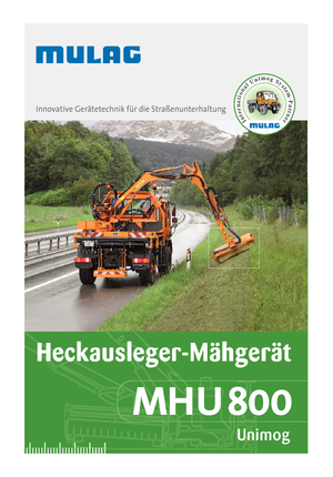 Slope Mowers Mulag MHU 800