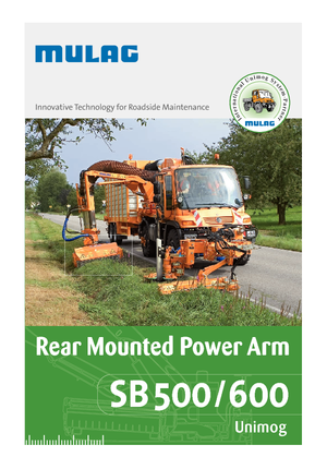 Slope Mowers Mulag SB 500