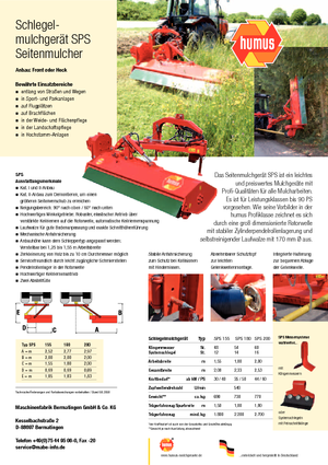 Slope Mowers Humus SPS 155