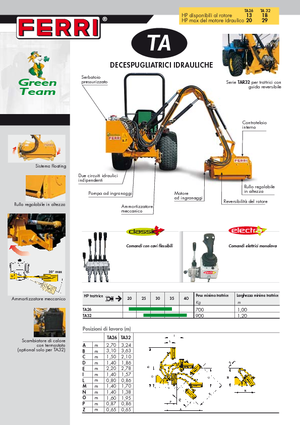 Slope Mowers Ferri TA 26