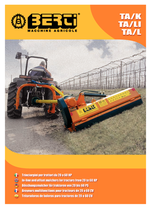 Çim biçme makineleri Berti TA/L 145