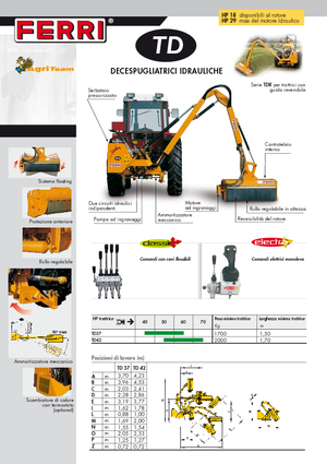 Slope Mowers Ferri TD 42