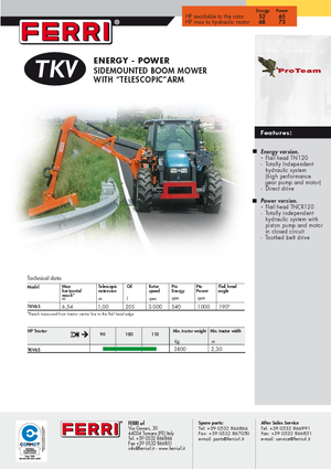 Çim biçme makineleri Ferri TKV 65