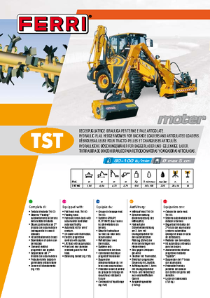 Çim biçme makineleri Ferri TST 50
