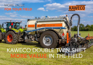 Slurry tanks KAWECO DOUBLE TWIN SHIFT 14000
