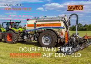 Slurry tanks KAWECO DOUBLE TWIN SHIFT 16000