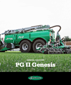 Slurry tanks Samson PG II 28 Genesis