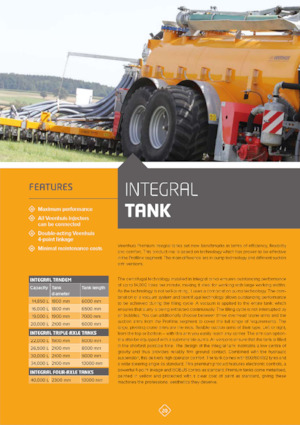 Bulamaç tankları Veenhuis Premium-Integral 16000