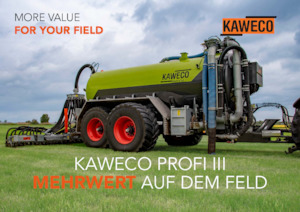 Slurry tanks KAWECO PROFI III- 25000