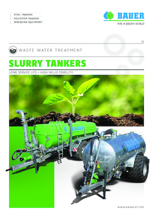 Slurry tanks Bauer Irrigation Combi tanker K97 single axle