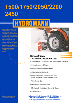 Kar Küreyiciler Hydromann 2050