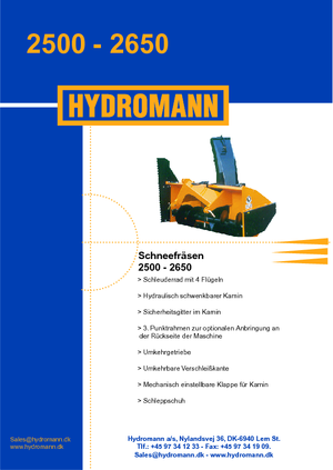 Snowcutters Hydromann 2500