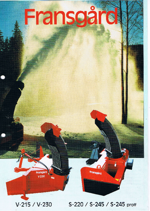 Kar Küreyiciler Fransgard S 245 proff