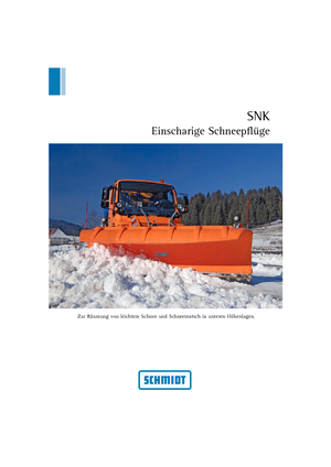 Snowploughs Light-duty Schmidt SNK 21 *