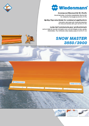 Snowploughs Light-duty Wiedenmann SnowMaster 3903