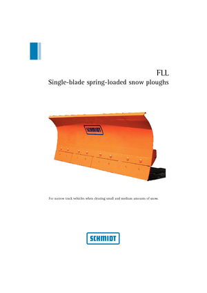 Snowploughs with Spring-Flaps Schmidt FLL 24 *