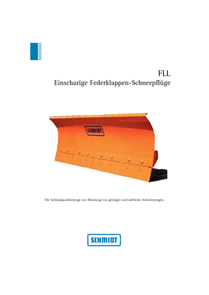 Bahar-flaplı snowploughlar Schmidt FLL 24 *