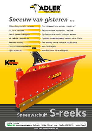 Snowploughs with Spring-Flaps Adler S 210