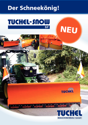 Bahar-flaplı snowploughlar Tuchel SF 350