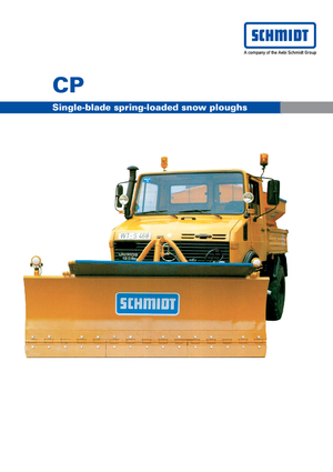 Snowploughs with Swivel-Flaps Schmidt CP 3