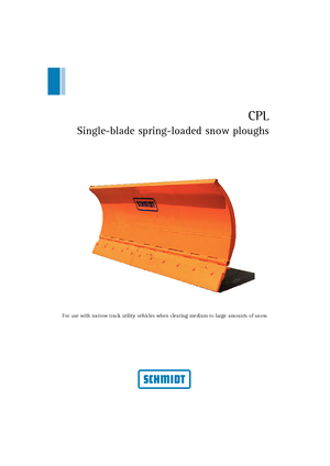 Döner-flaplı karlı tepsi Schmidt CPL 21 *