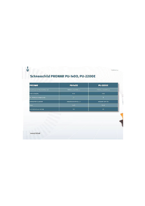 Snowploughs with Swivel-Flaps Pronar PU 1400