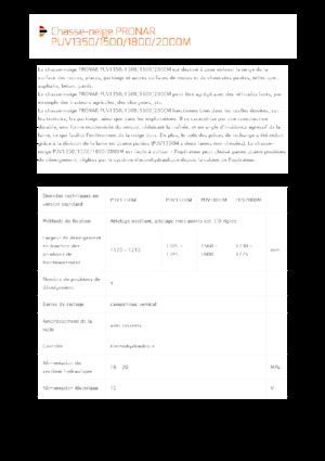 Döner-flaplı karlı tepsi Pronar PUV 1500M