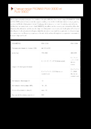 Döner-flaplı karlı tepsi Pronar PUV 3300