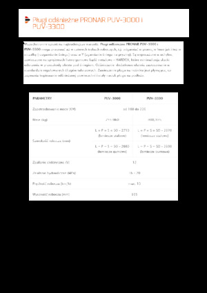 Snowploughs with Swivel-Flaps Pronar PUV 3300